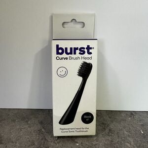 Burst - Curve Sonic ToothBrush - Replacement Brush Head Black